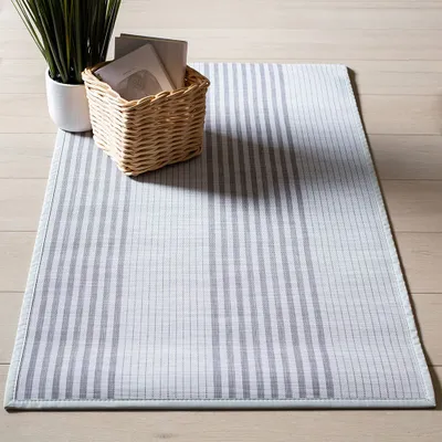 Harman Textaline 'Linen Stripe' 30"x50" Indoor-Outdoor Mat