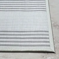 Harman Textaline 'Linen Stripe' 30"x50" Indoor-Outdoor Mat