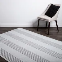 Harman Textaline 'Linen Stripe' 60"x84" Indoor-Outdoor Mat