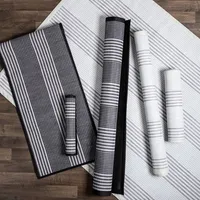 Harman Textaline 'Linen Stripe' 60"x84" Indoor-Outdoor Mat