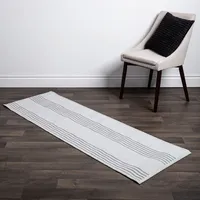 Harman Textaline 'Linen Stripe' 24"x72" Indoor-Outdoor Mat