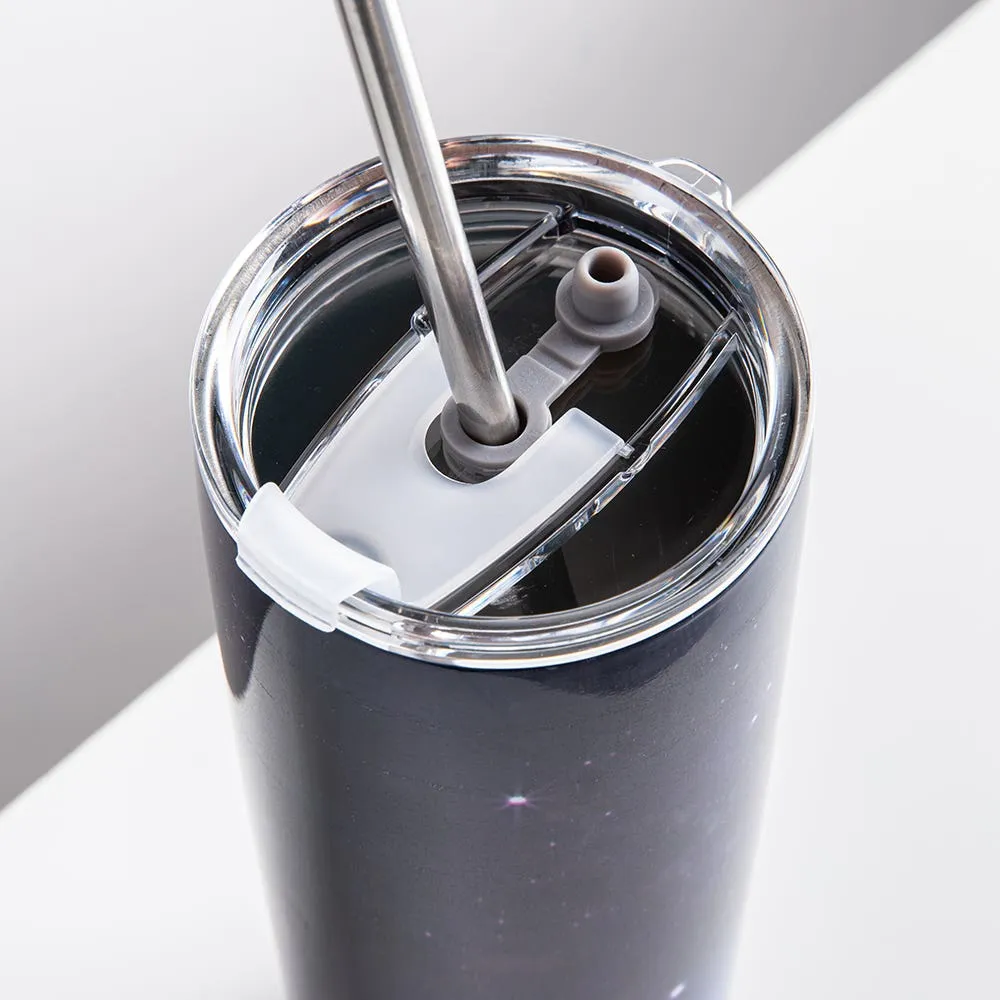 KSP Quench 'Galaxy' Double Wall Tumbler with Straw