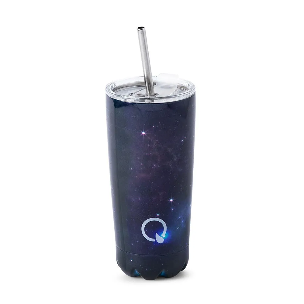 KSP Quench 'Galaxy' Double Wall Tumbler with Straw