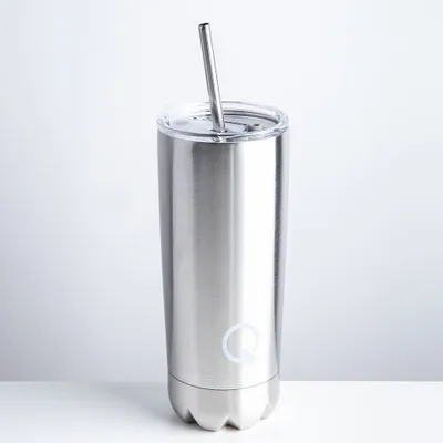 KSP Quench Double Wall Tumbler with Straw (Stainless Steel)
