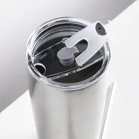 KSP Quench Double Wall Tumbler with Straw (Stainless Steel)