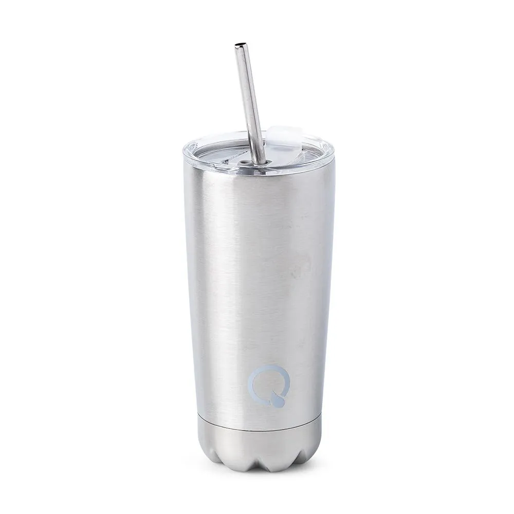 KSP Quench Double Wall Tumbler with Straw (Stainless Steel)