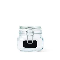 KSP Chalkboard Locking Canister - Set of 4 (Clear)