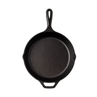 Lodge Logic Canadiana 'Loon' 10.25" Frypan with Helper Handle (Black)