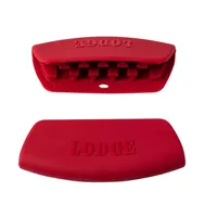 Lodge Logic Bakeware Silicone Grip Handle - Set of 2 (Red)