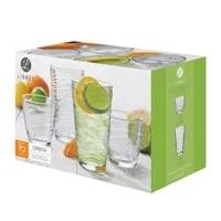 Libbey Tumbler & Rocks 'Orbita' Combo - Set of 16 (Clear)