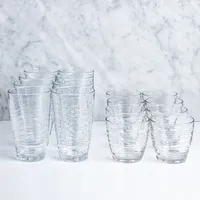 Libbey Tumbler & Rocks 'Orbita' Combo - Set of 16 (Clear)