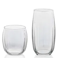 Libbey Tumbler & Rocks 'Samba' Combo - Set of 16 (Clear)