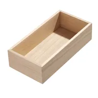 iDesign EcoWood Paulownia Wood Drawer Organizer (10"x5"x2.5")