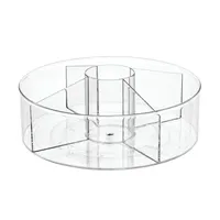 iDesign Linus Pantry Organizer Divided Turntable with Cup 11.5" Dia.