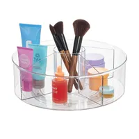 iDesign Linus Pantry Organizer Divided Turntable with Cup 11.5" Dia.