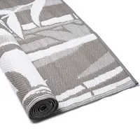 KSP Outdoor 'Miyako' All Season Mat 6' x 9'(Grey)