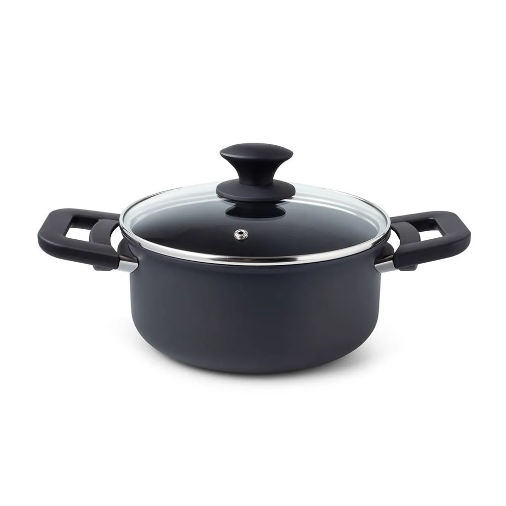 Cuisipro Soft Touch Open Stock 2.75L Casserole with Lid (Black)