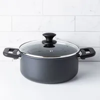 Cuisipro Soft Touch Open Stock 4.75L Casserole with Lid (Black)