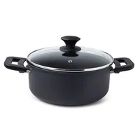 Cuisipro Soft Touch Open Stock 4.75L Casserole with Lid (Black)