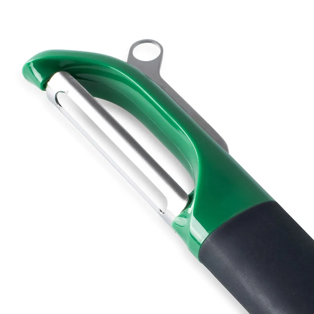 Joseph Joseph Handy Tool 'Multi-Peel' 3-In-1 Peeler (Dark Green)
