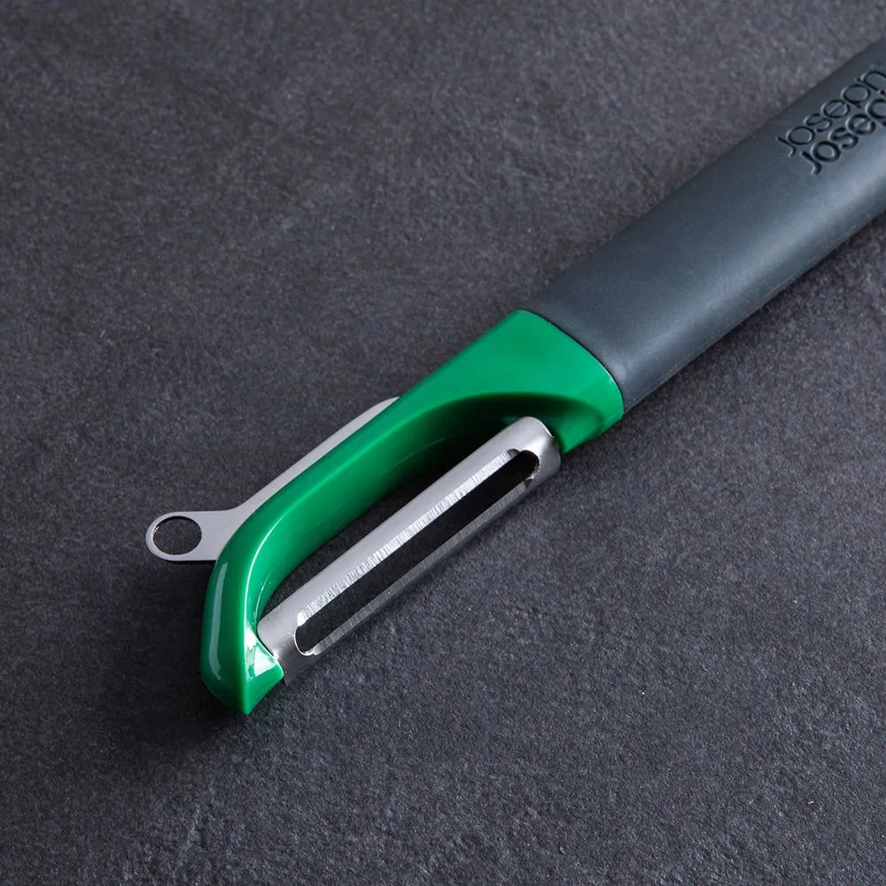 Joseph Joseph Handy Tool 'Multi-Peel' 3-In-1 Peeler (Dark Green)