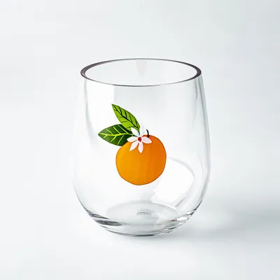 KSP Sip 'Orange' Stemless Wine Glass