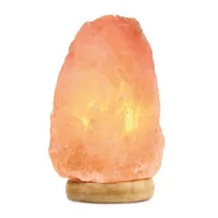 Brookstone Himalyan Crystal Salt Lamp with Dimmer