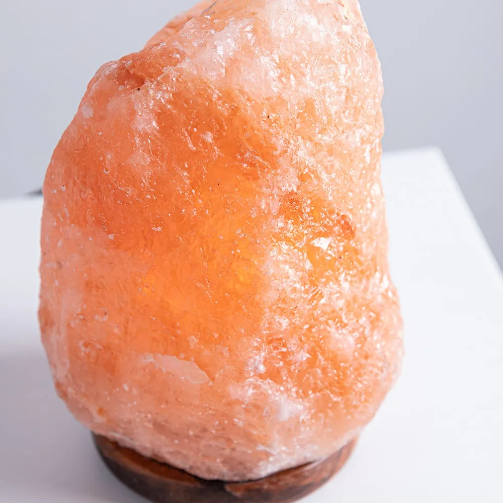 Brookstone Himalyan Crystal Salt Lamp with Dimmer