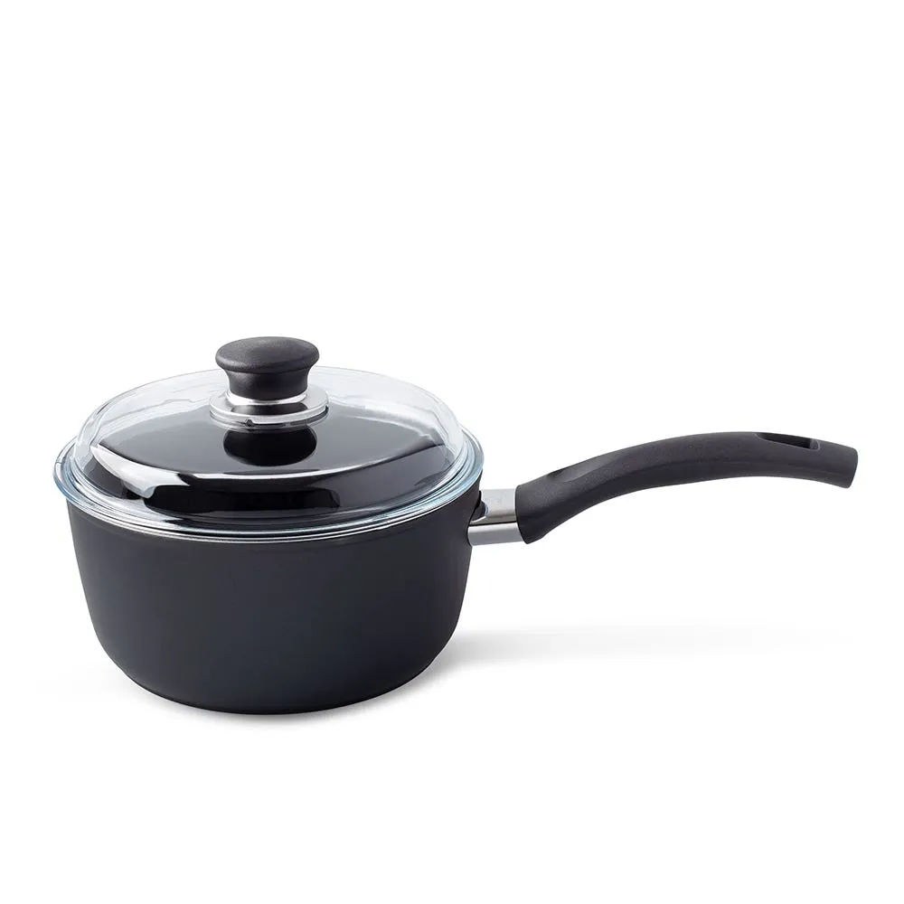 Ballarini Rialto Open Stock Non-Stick 2.3L Saucepan with Lid (Black)