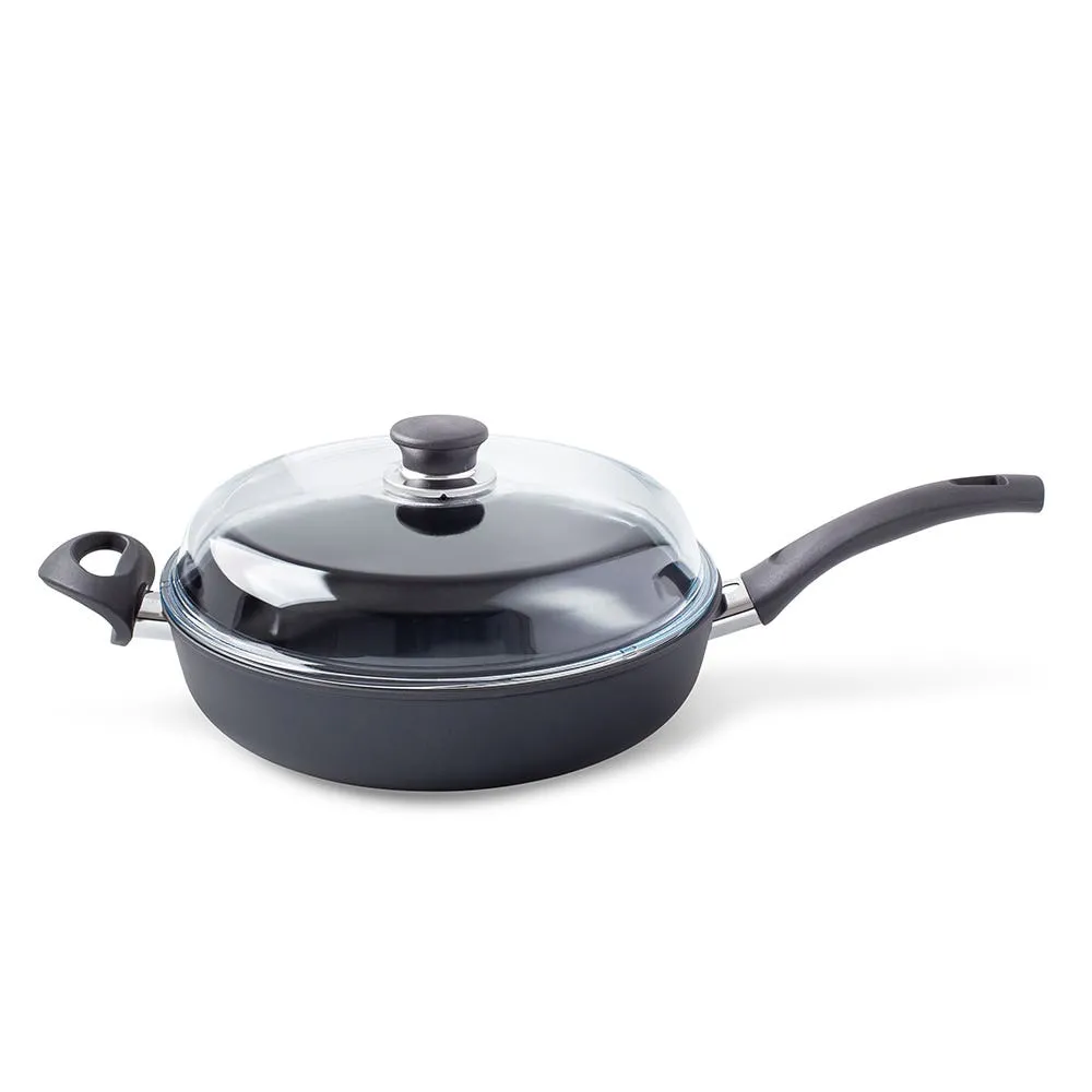 Ballarini Rialto Open Stock Non-Stick 3.3L Saute Pan with Lid (Black)