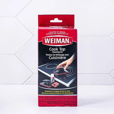 Weiman Good Housekeeping Cooktop Cleaning Kit - Set of 4