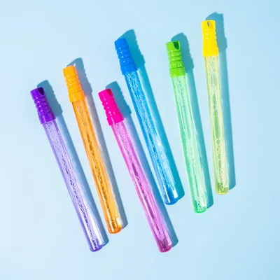 Sunny Days Bubbles! Bubble Wand - Set of 6 (Multi Colour)