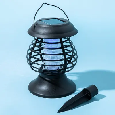 Decolite Solar 'LED & Uv' Bug Zapper Tabletop (Black)