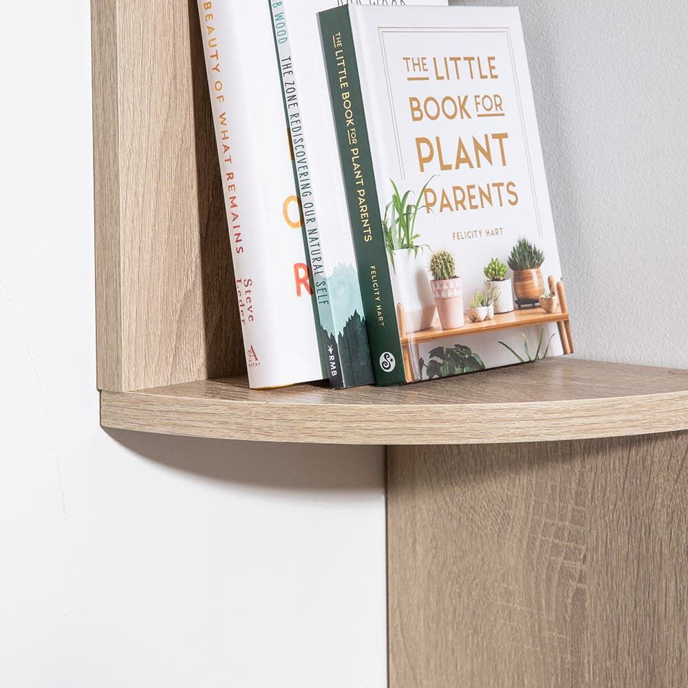 KSP Nook Corner Wall Shelf (Natural)