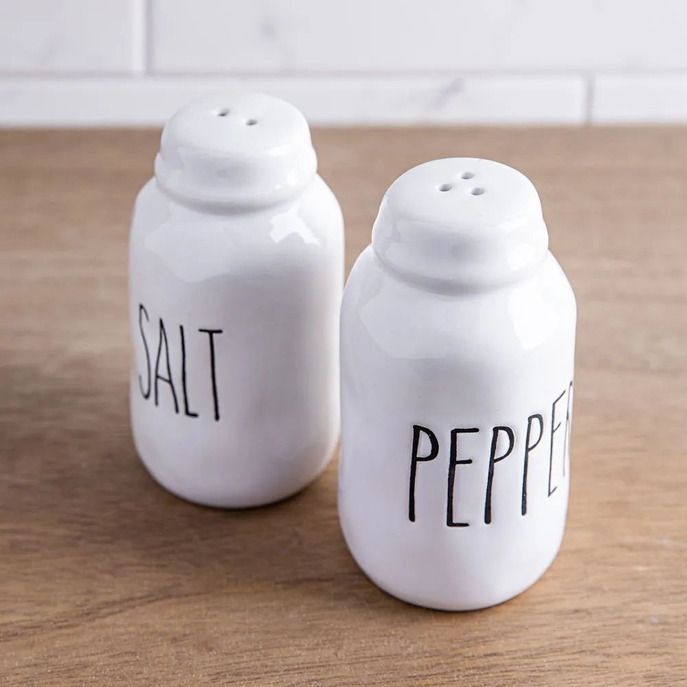 Salt & Pepper Shaker in Fog and Shell – Heath Ceramics