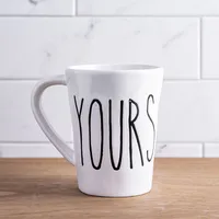 Farmhouse Modern 'Yours' Ceramic Mug (White)