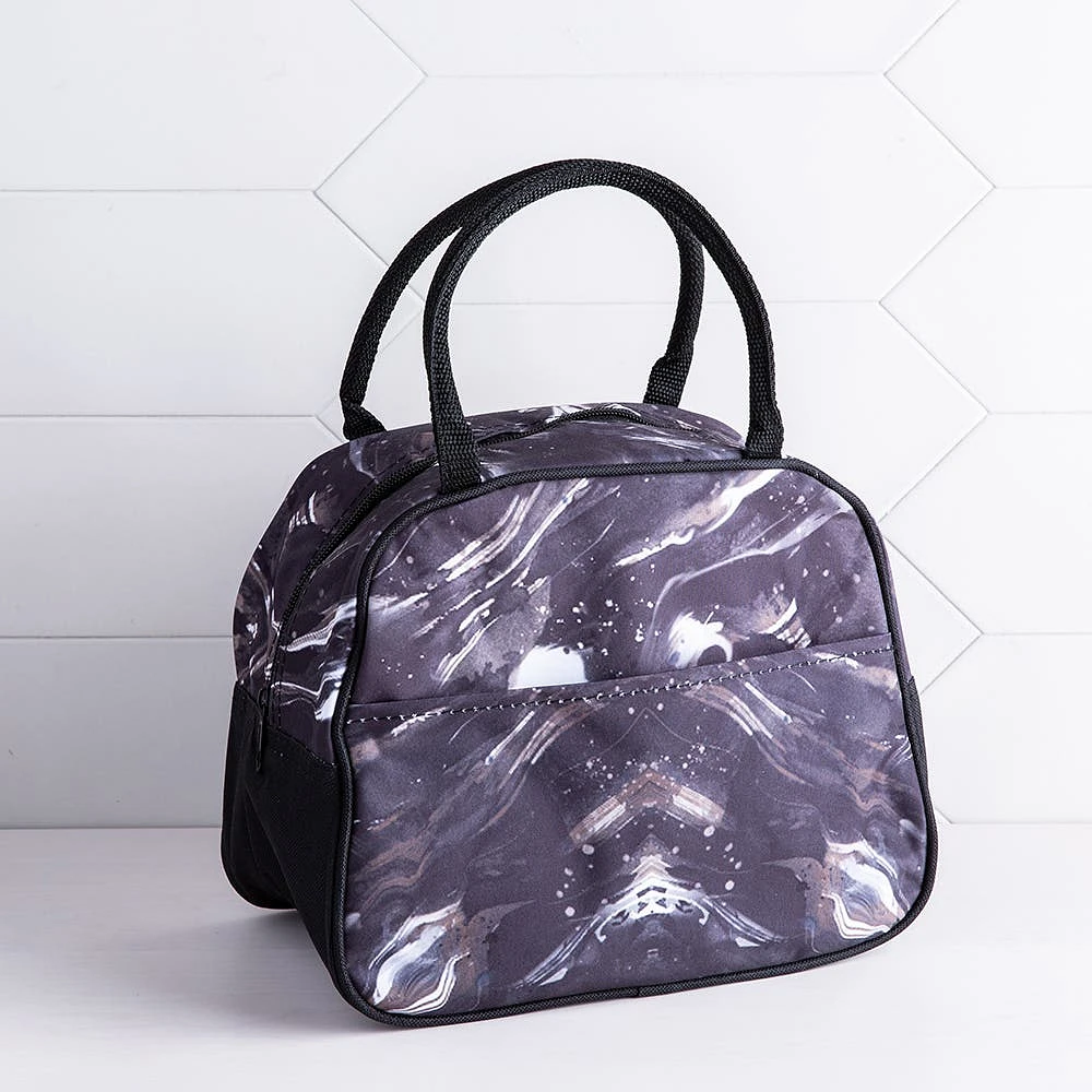 KSP Duffle 'Black Marble' Insulated Lunch Bag