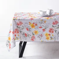 Texstyles Printed 'Layla' Polyester Tablecloth 58"x94" (Multi Colour)