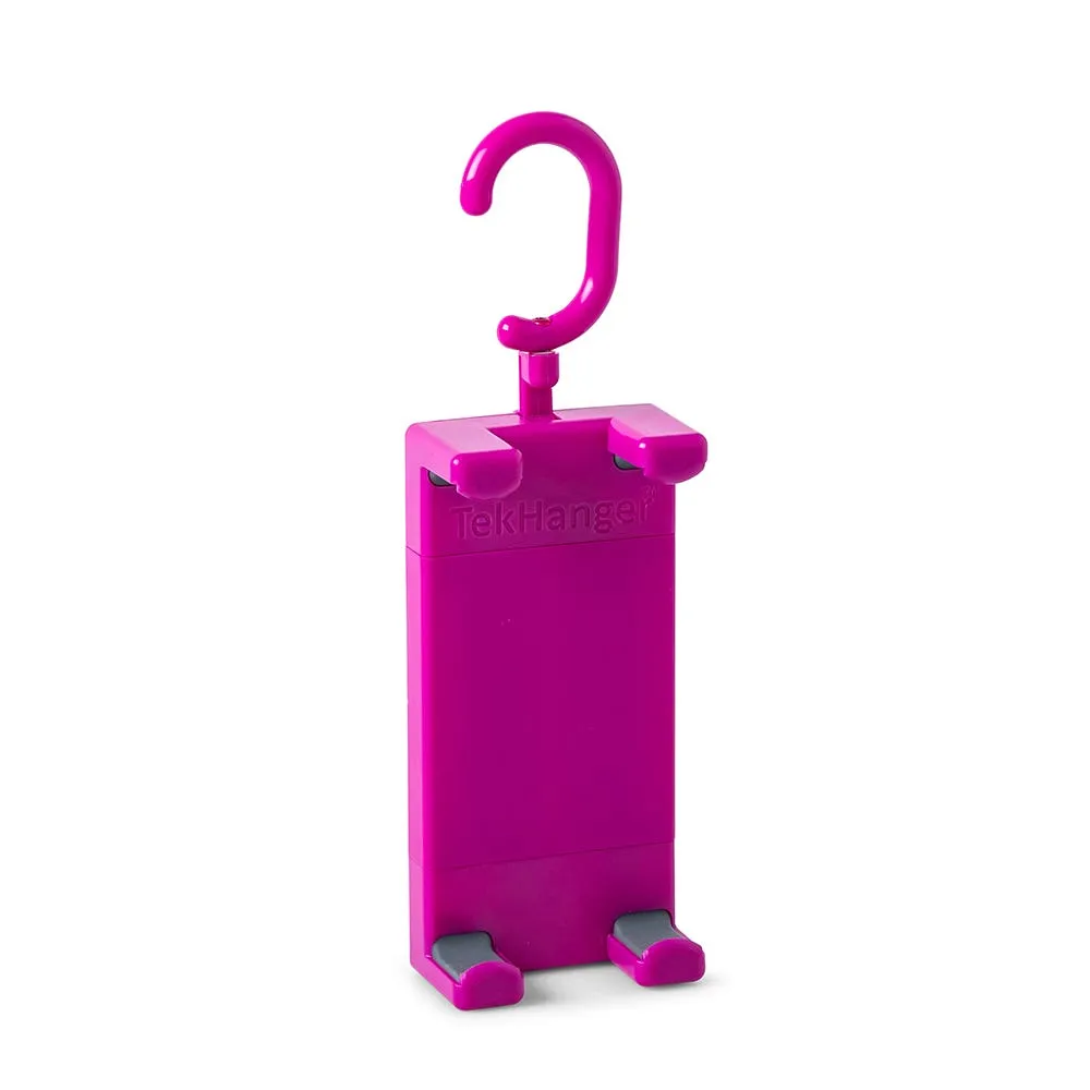 Tekhanger Secure Smartphone-Tablet Hanger (Magenta)