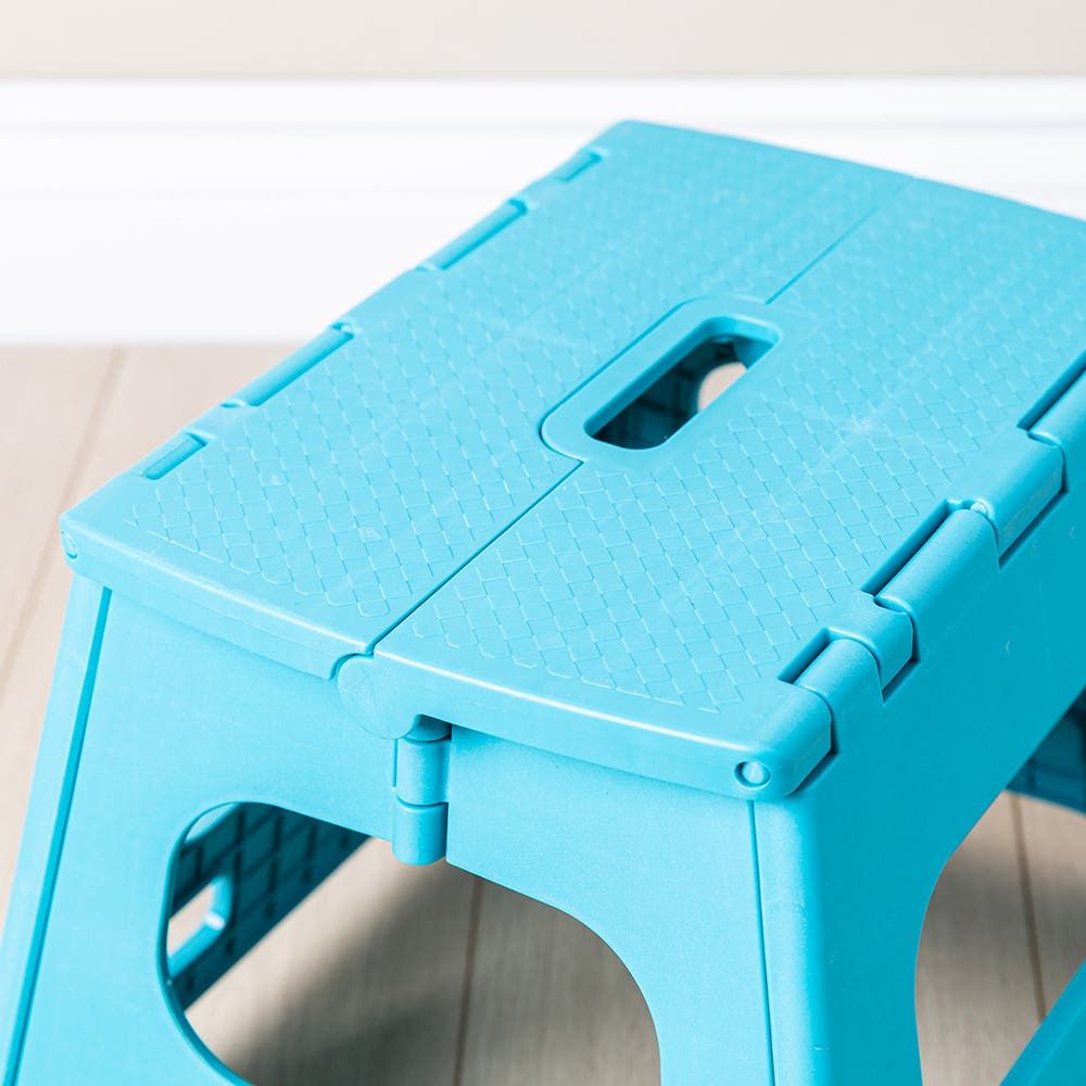 KSP Tread Folding Step Stool Small (Light Blue)