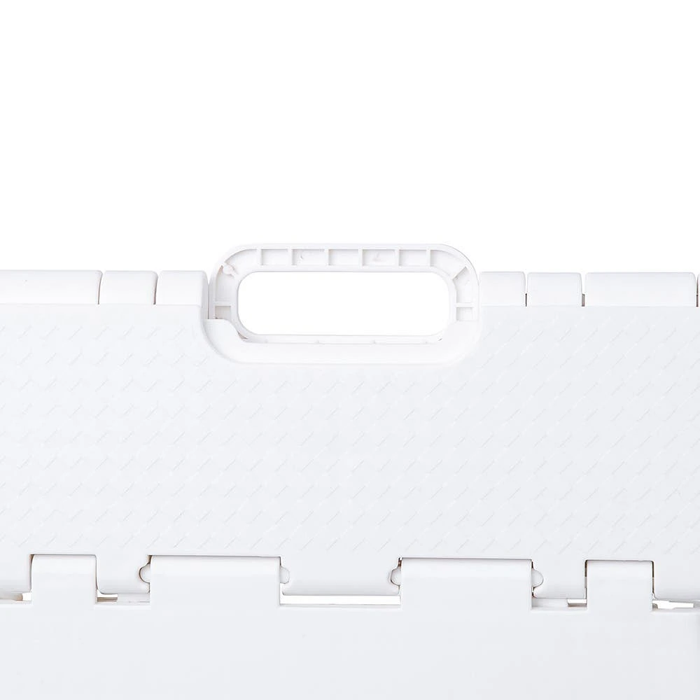 KSP Tread Folding Step Stool Tall 15 x 13 x 15"H (White)
