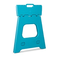 KSP Tread Folding Step Stool Tall (Light Blue)