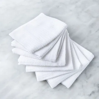 Gillett Specialty Bar Mop Dish Cloth - Set of 8 (White)