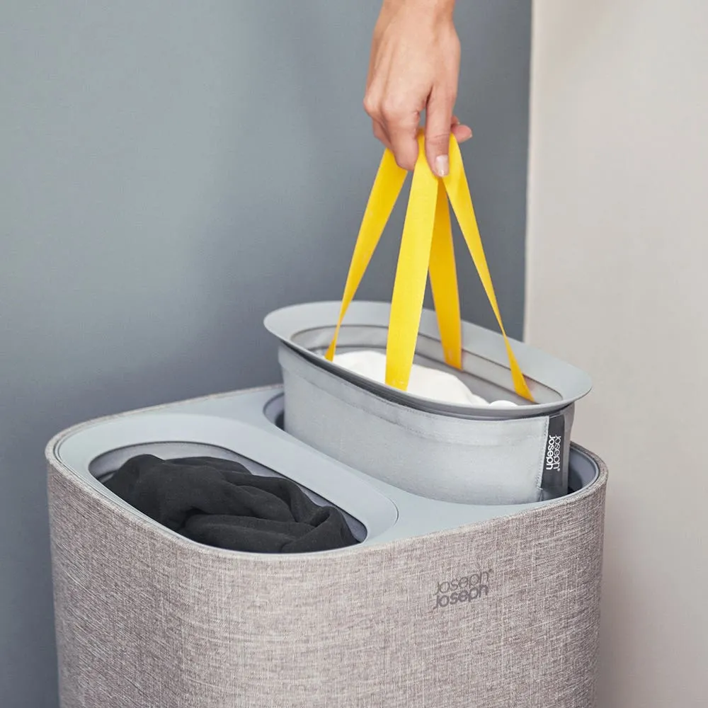 Joseph Joseph Tota '60L' Easy-Empty Laundry Basket (Grey)