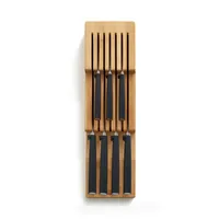Joseph Joseph Drawerstore 2-Tier Bamboo Knife Organizer 15.8x3.3x4.5"