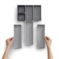 Joseph Joseph Blox 'Modular' Drawer Organizer - Set of 7 (Grey)