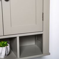 KSP Tivoli Wood Wall Cabinet (Grey)