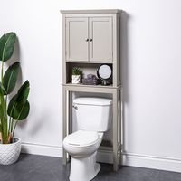 KSP Tivoli Wood Over The Toilet Cabinet (Grey)