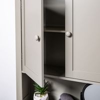 KSP Tivoli Wood Over The Toilet Cabinet (Grey)