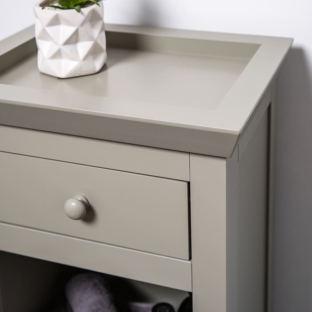 KSP Tivoli Wood Towel Cabinet (Grey)